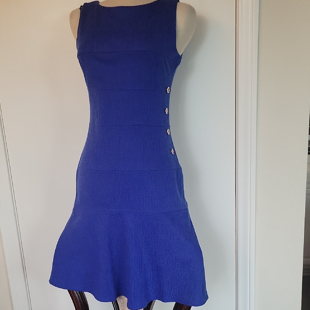 Enfocus Studio Royal Blue Midi Dress